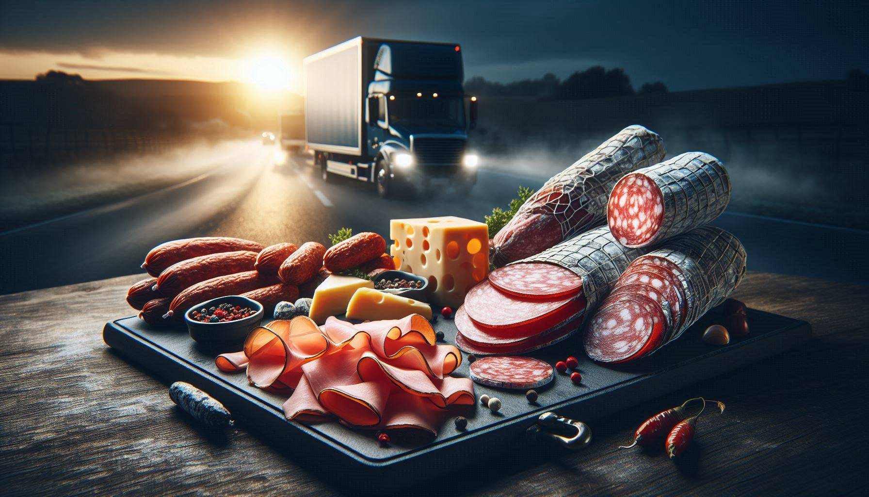 Carnes frías, embutidos y lácteos premium que distribuye Rancho Food Service con cadena de frío
